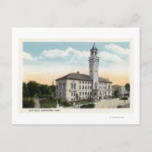 市庁舎の外観 ポストカード (正面)