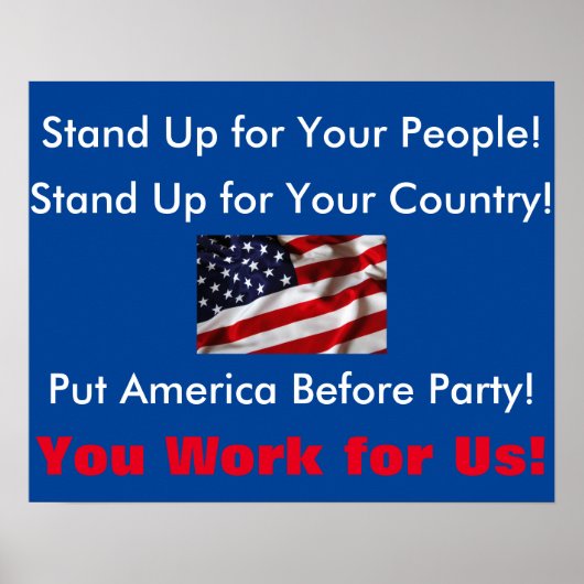 市庁舎の抗議サイン ポスター (正面)