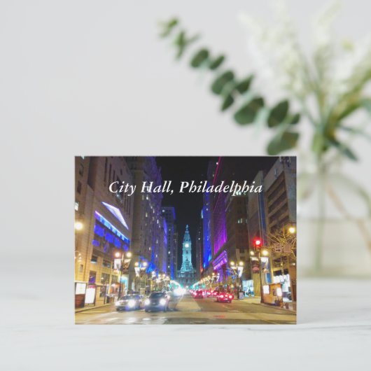 市庁舎はがき ポストカード (スタンド正面)