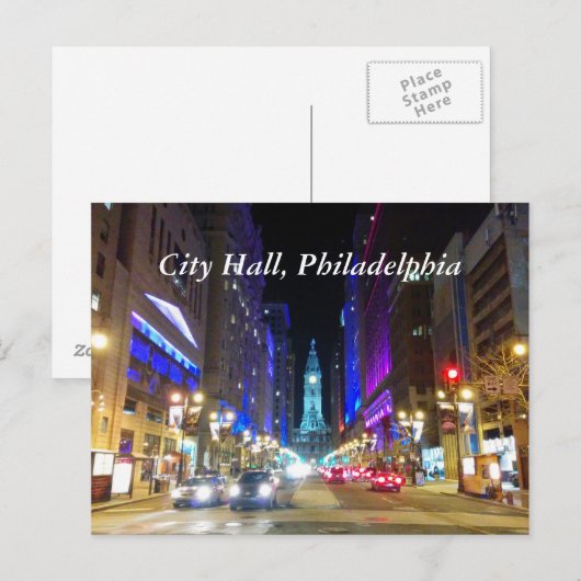 市庁舎はがき ポストカード (正面/裏面)