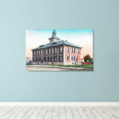 市庁舎サリーナスの外観 キャンバスプリント (インサイチュ (ウッドフロア))