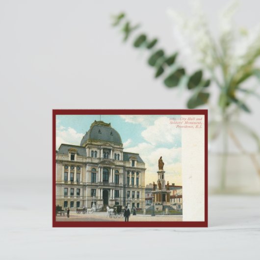 市庁舎プロビデンスRIヴィンテージ ポストカード (スタンド正面)