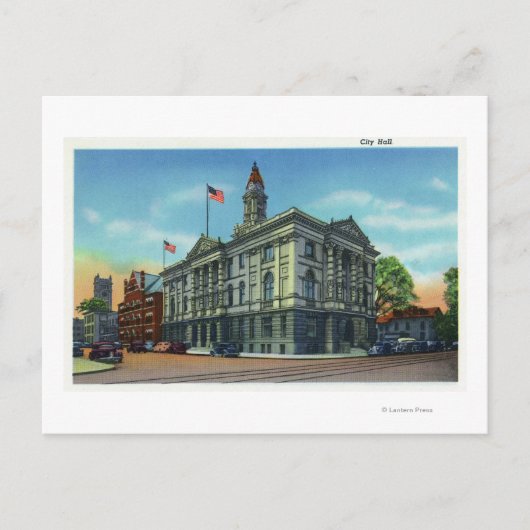 市庁舎3の外観 ポストカード (正面)