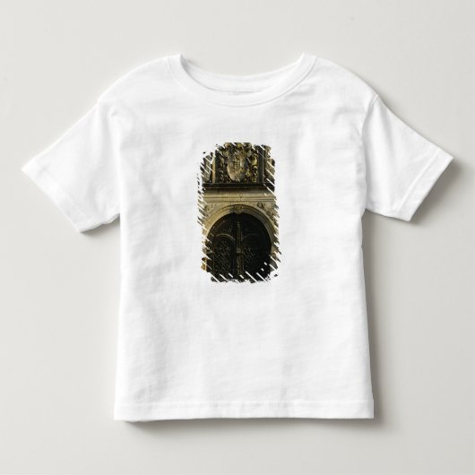 市役所の入口 トドラーTシャツ (正面)