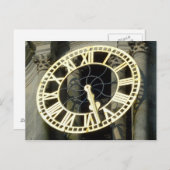 市役所の時計。英国，ウェールズ，カーディフ ポストカード (正面/裏面)