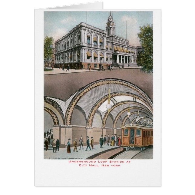 市役所、ニューヨークの地下のループ場所 (正面)