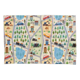 市忙し道キッズ 枕カバー