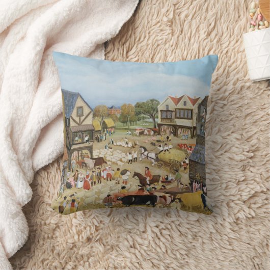 市日 クッション (ブランケット)