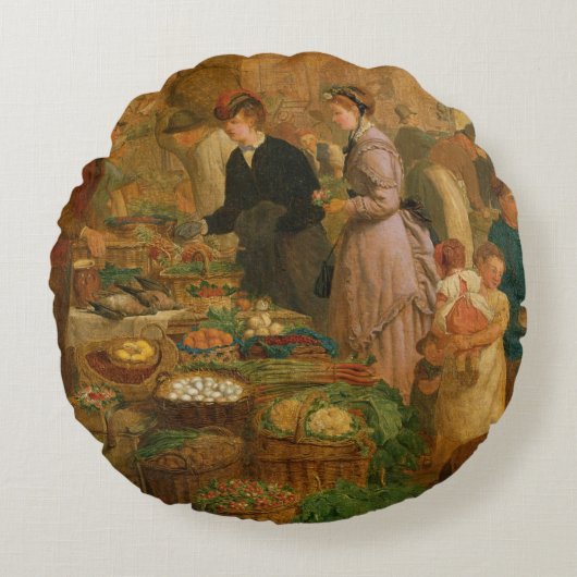 市日 ラウンドクッション (正面)