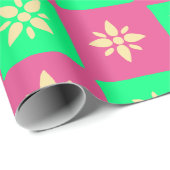 市松星柄 ラッピングペーパー (ロールコーナー)