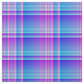 市松模様になるピンクおよび青い格子縞 ファブリック (見本)