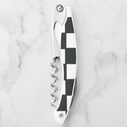 市松模様にねじ ソムリエナイフ (正面)