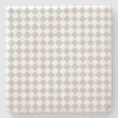 市松模様にの色を簡単にカスタマイズ選択 ストーンコースター (正面)