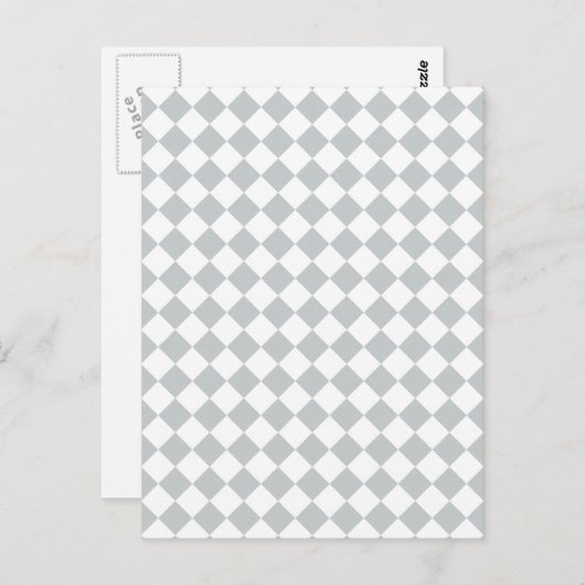 市松模様にの色を簡単にカスタマイズ選択 ポストカード (正面/裏面)