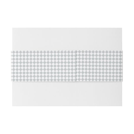 市松模様にの色を簡単にカスタマイズ選択 招待状ベリーバンド (裏面例)