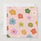 市松模様によくはしゃぐデイジー付き補助具 (裏面)