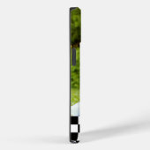 市松模様にカスタム写真・モノグラム Case-Mate iPhoneケース (裏面 / 右)