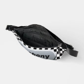 市松模様にシルバーフィニッシュカスタム ファニーパック (見開き)