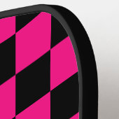 市松模様にスクウェア ピックルボールラケット (左詳細)