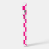 市松模様にスクウェア iPhoneケース (左側面)