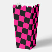 市松模様にスクエアホットピンクブラック フェイバーボックス (裏面)