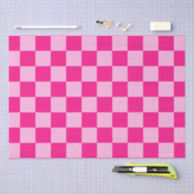 市松模様にスクエアライトホットピンクジオメトリ