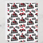 市松模様にスクラップ紙 (正面)