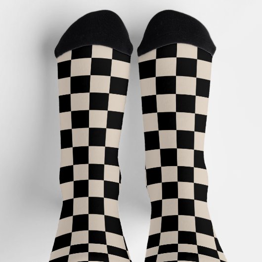 市松模様にソックス!HAMbyWG ソックス (上部)