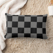 市松模様にツートーン装飾用クッションHAMbyWG ランバークッション (ブランケット)