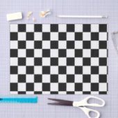 市松模様にティッシュペーパー- HAMbWG 薄葉紙 (クラフト)