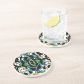 市松模様にデザイン コースター (側面)