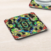 市松模様にデザイン コースター (左側)