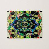 市松模様にデザイン ジグソーパズル (横)