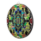 市松模様にデザイン ダーツボード (正面右)