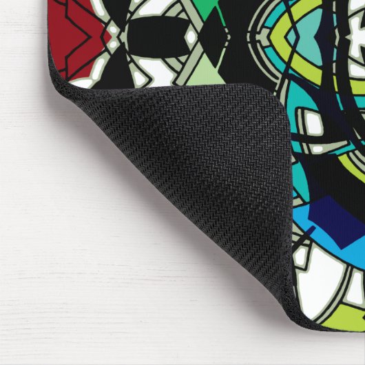 市松模様にデザイン マウスパッド (コーナー)