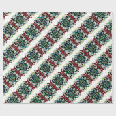 市松模様にデザイン ラッピングペーパー (フラット)