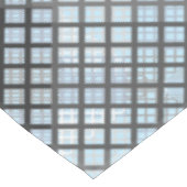 市松模様にパターン対角線グレー02.w青BG テーブルクロス (アングル)