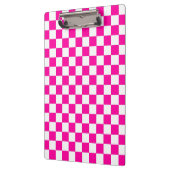 市松模様にピンクと白 クリップボード (左)