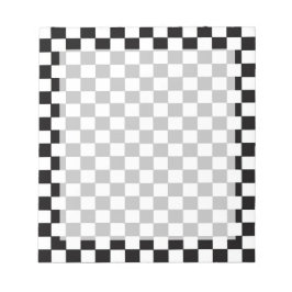 市松模様にフラグ ノートパッド