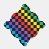 市松模様にレインボー フェイバーボックス (折り畳みなし)