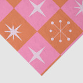 市松模様にレトロ星 薄葉紙 (詳細)