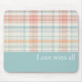 市松模様にロ マウスパッド (正面)