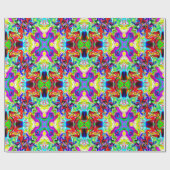 市松模様に中国の..... ラッピングペーパー (フラット)