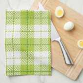 市松模様に型 キッチンタオル (四つ折り)
