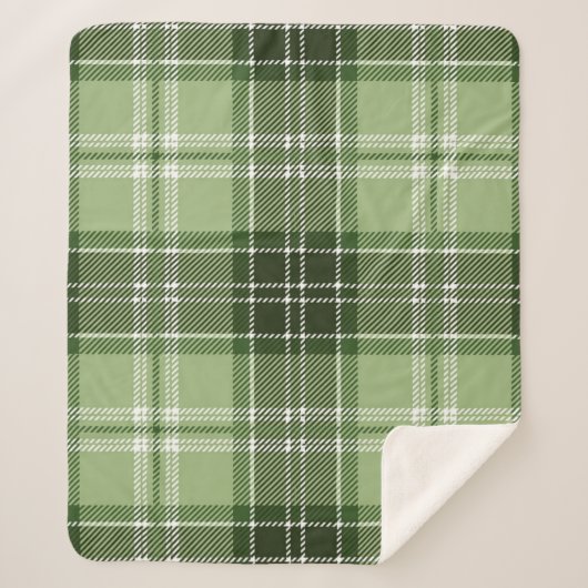 市松模様に型 シェルパブランケット (正面)