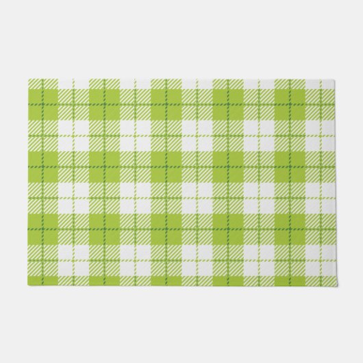 市松模様に型 ドアマット (正面)