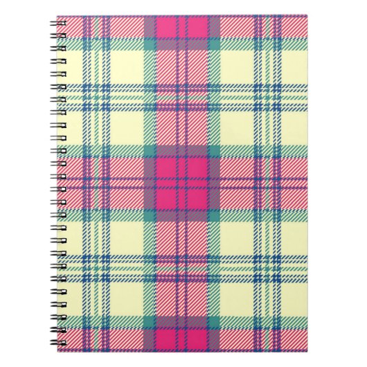 市松模様に型 ノートブック (正面)