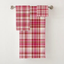 市松模様に型 バスタオルセット