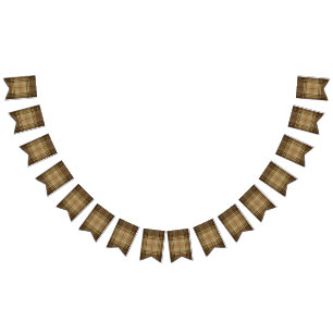 市松模様に型 バンティングフラッグ