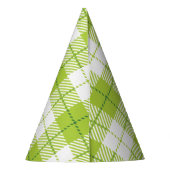 市松模様に型 パーティーハット (裏面)